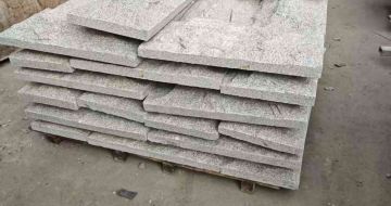 肇庆芝麻白蘑菇石，自然面