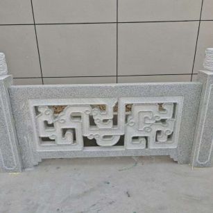 肇庆芝麻白河道栏杆 桥栏杆