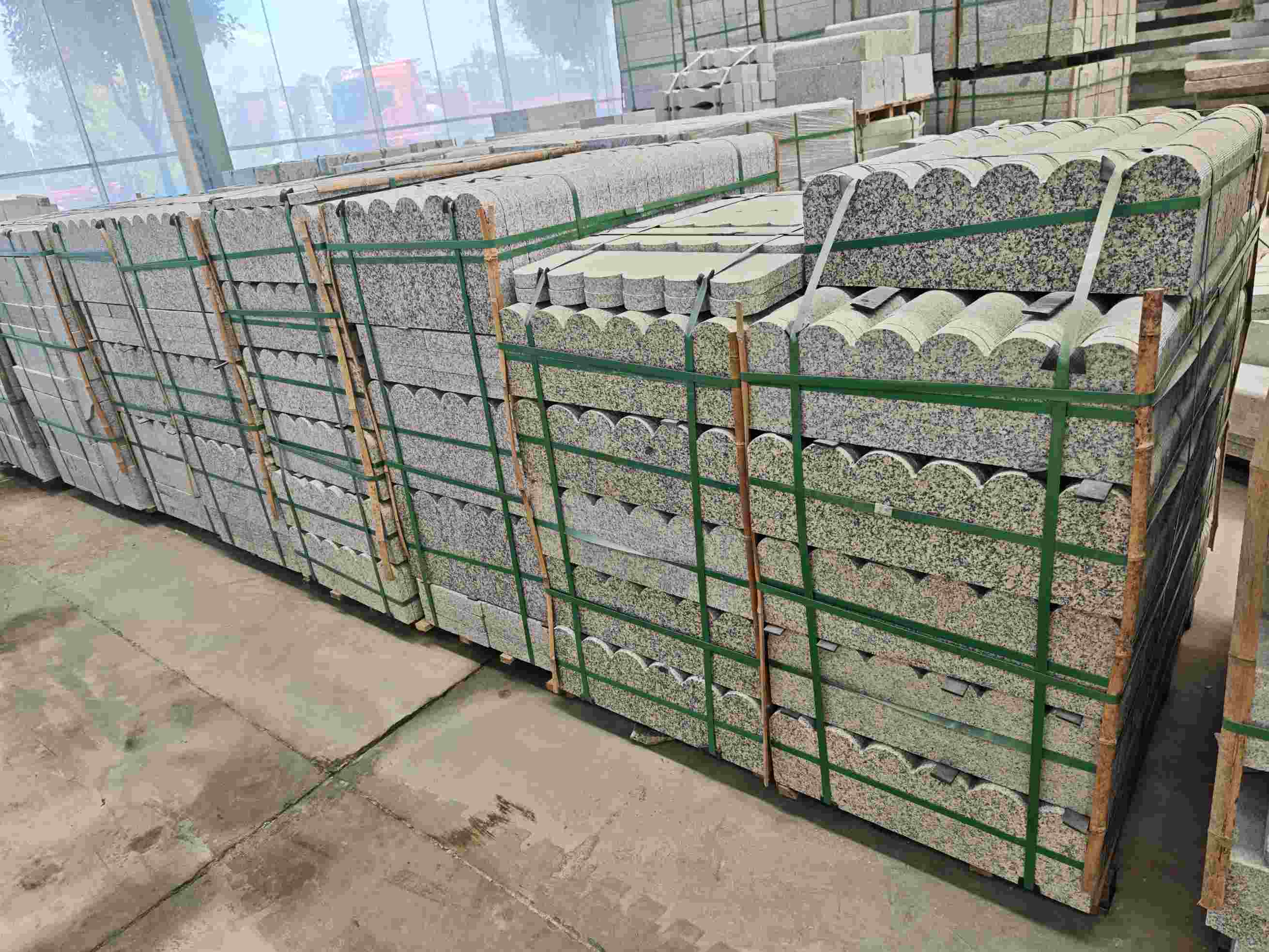 肇庆芝麻白芙蓉白花边石