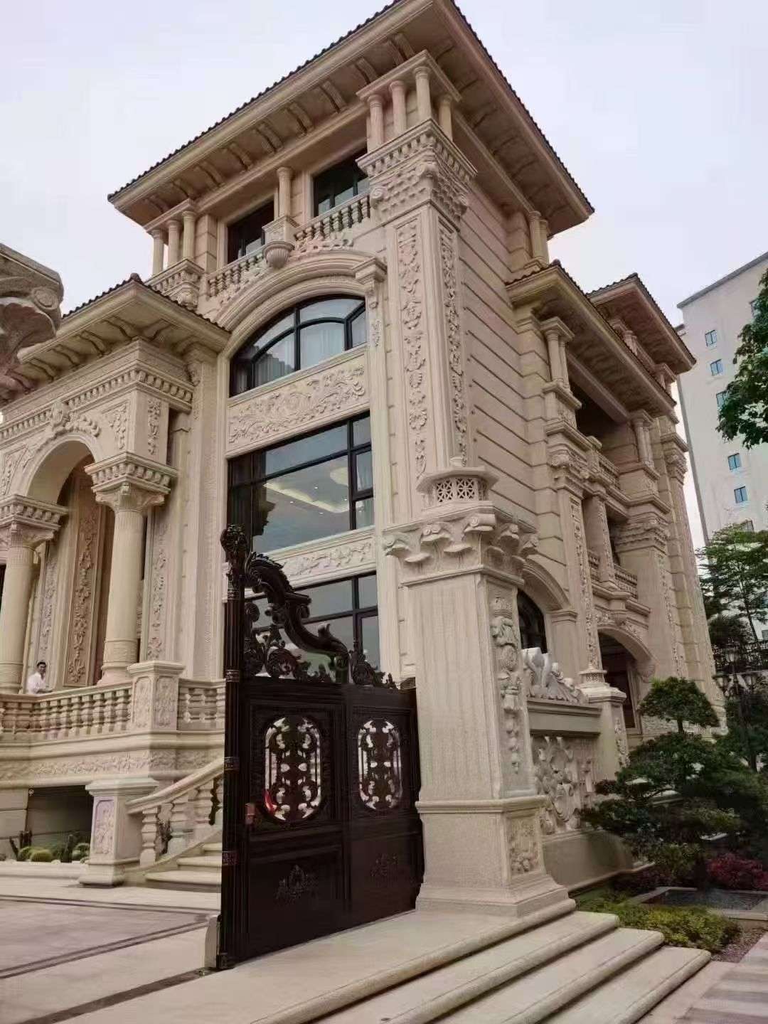 肇庆黄金麻别墅外墙异形定制