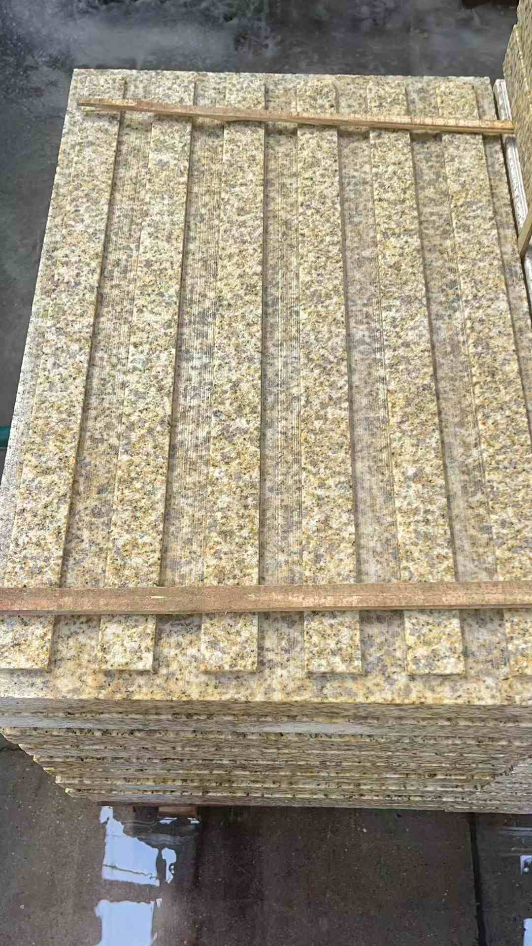 肇庆黄金麻盲道 石材盲道